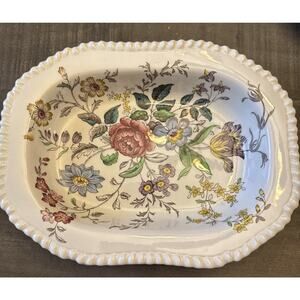 Vintage Copeland Spode Romney 9.75" Serving Bowls - England